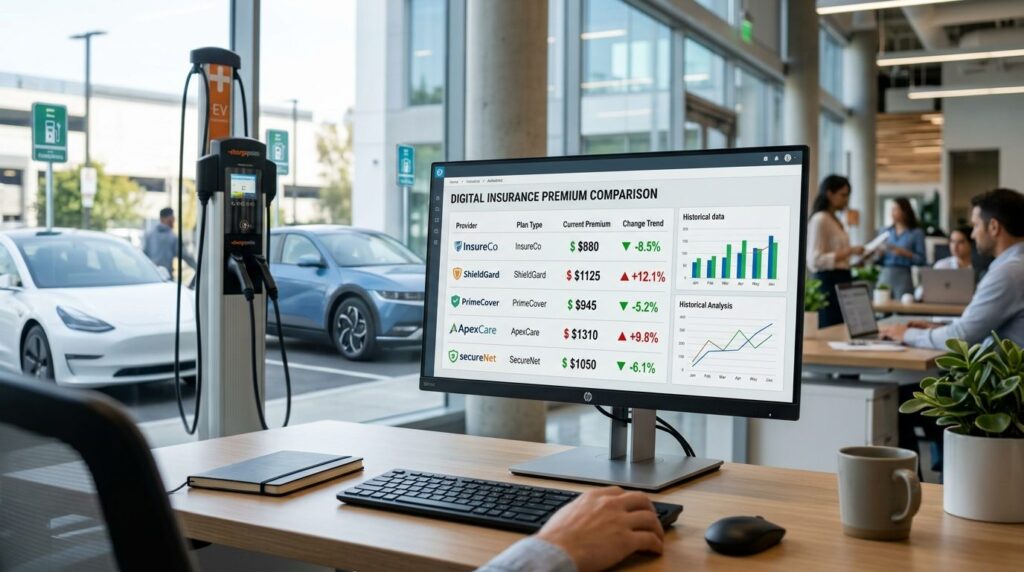 Professional stock photo of a digital comparison chart or da