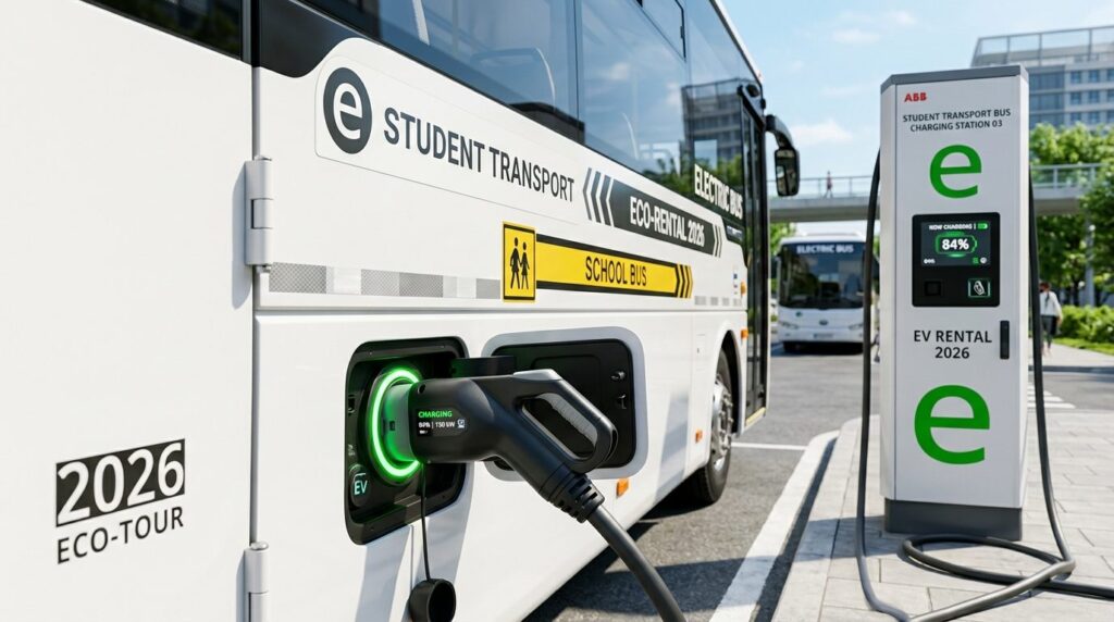 Close-up professional stock photo of electric vehicle chargi